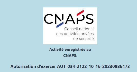 AUTORISATION D EXERCER CNAPS